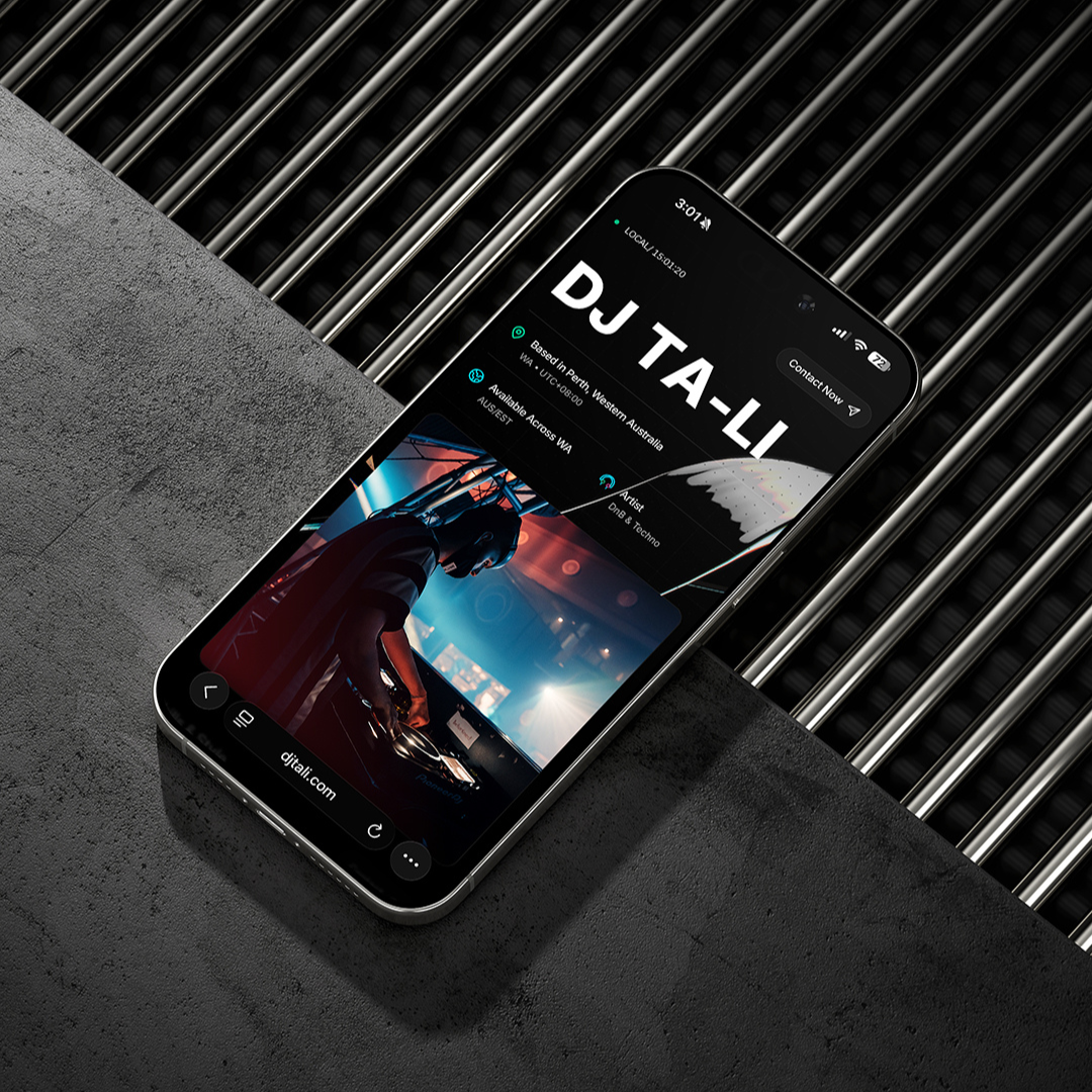 DJ Tali Landing Page